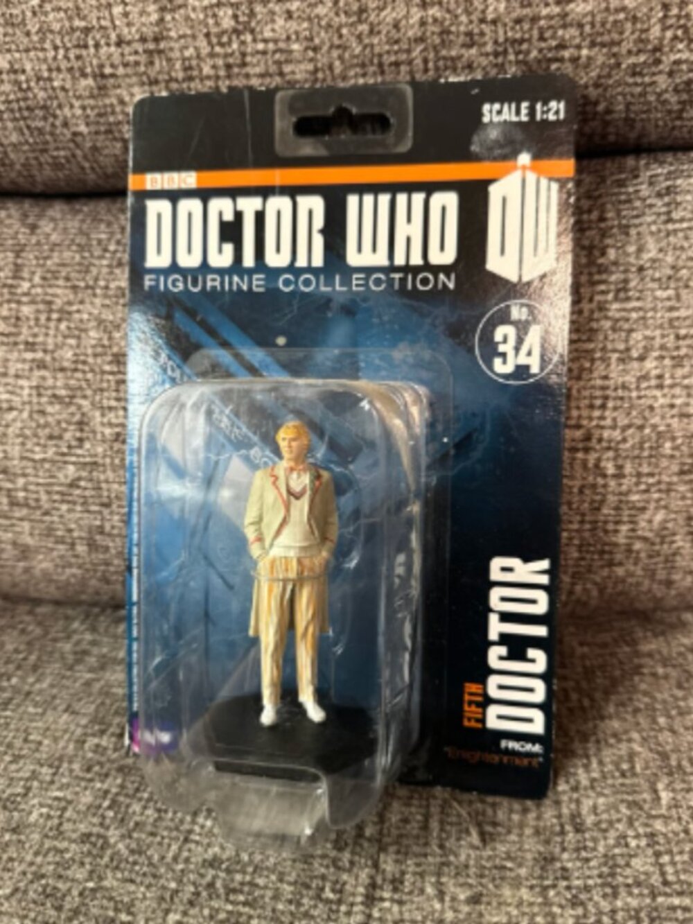 Doctor Who Figurine Collection Eaglemoss #34 The Fifth Doctor New 1/21 Scale